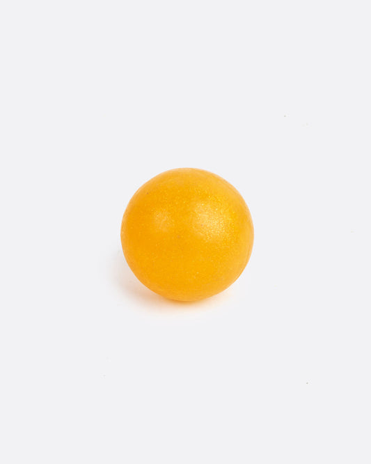golden orange color round sphere soap