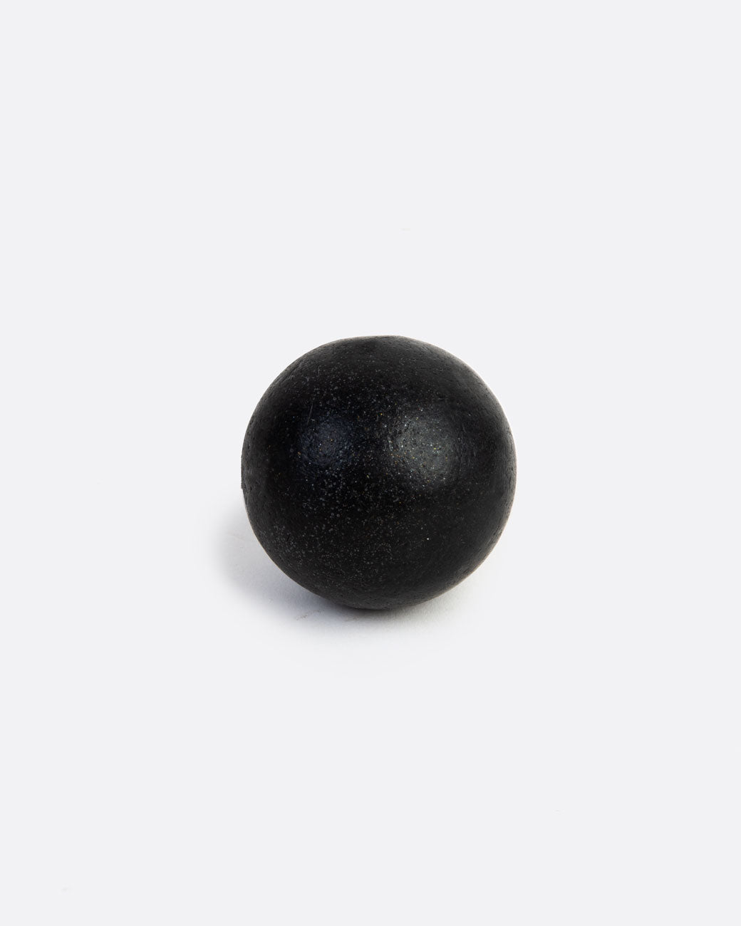 sphere shaped black soap